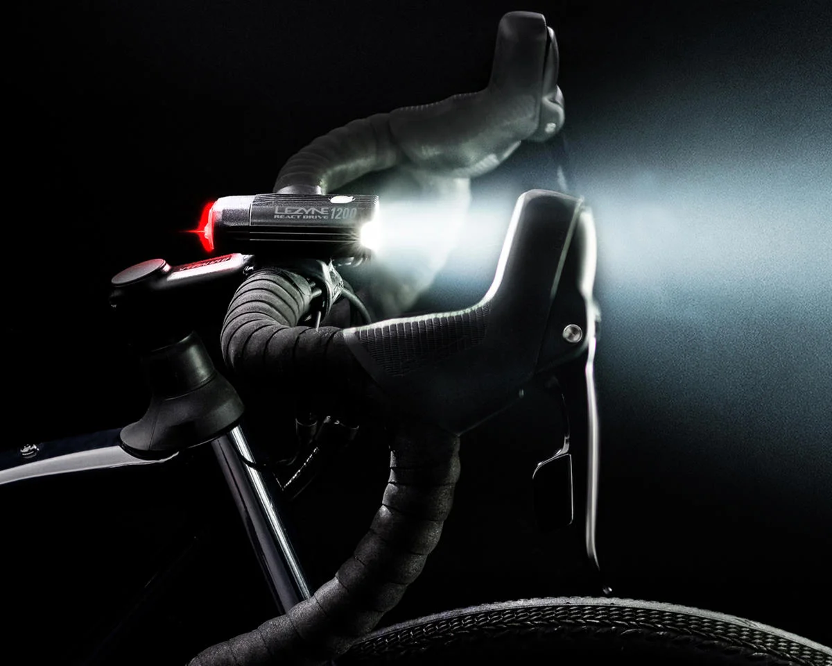 Lezyne React Drive Headlight (Matte Black) (1200 Lumens) - view 5